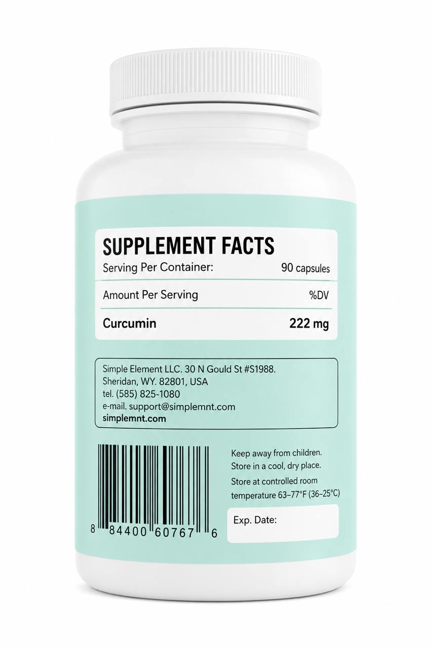 SIMPLE ELEMENT product (back)